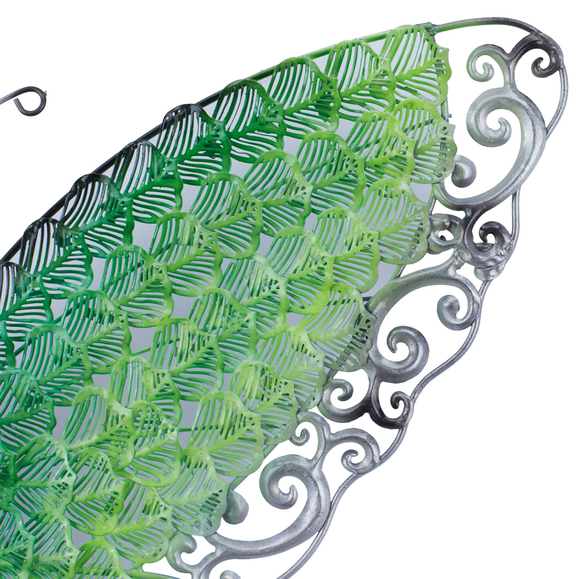 Green Metal Eclectic Wall Decor, 21" x 21" x 2"